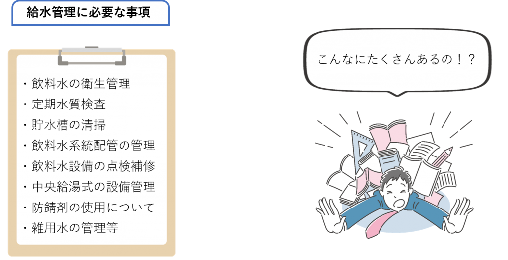 給水管理に必要な事項